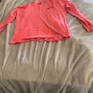 PINK Victoria's Secret Coral Long Sleeve Tee
